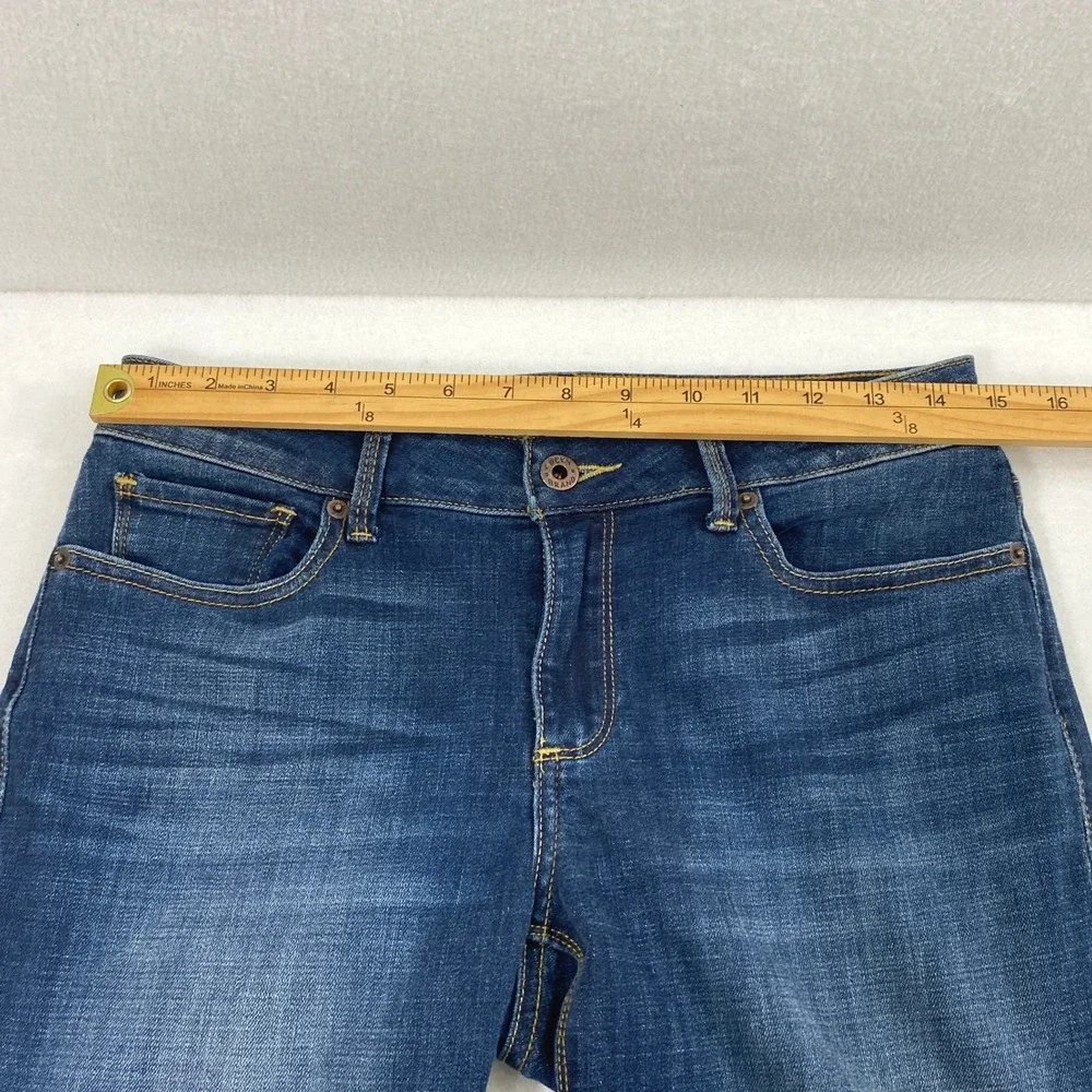 Lucky Brand Sasha Super Skinny Jeans Womens 8‎ Low Rise Dark Wash Denim Stretch